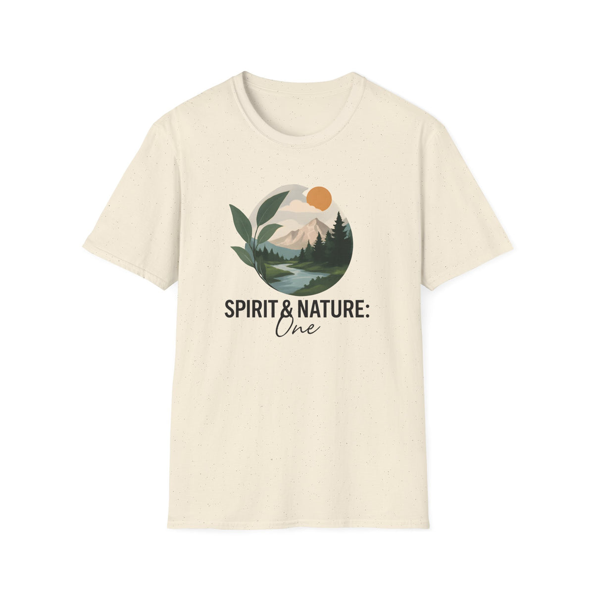 Mountain River Landscape T-Shirt