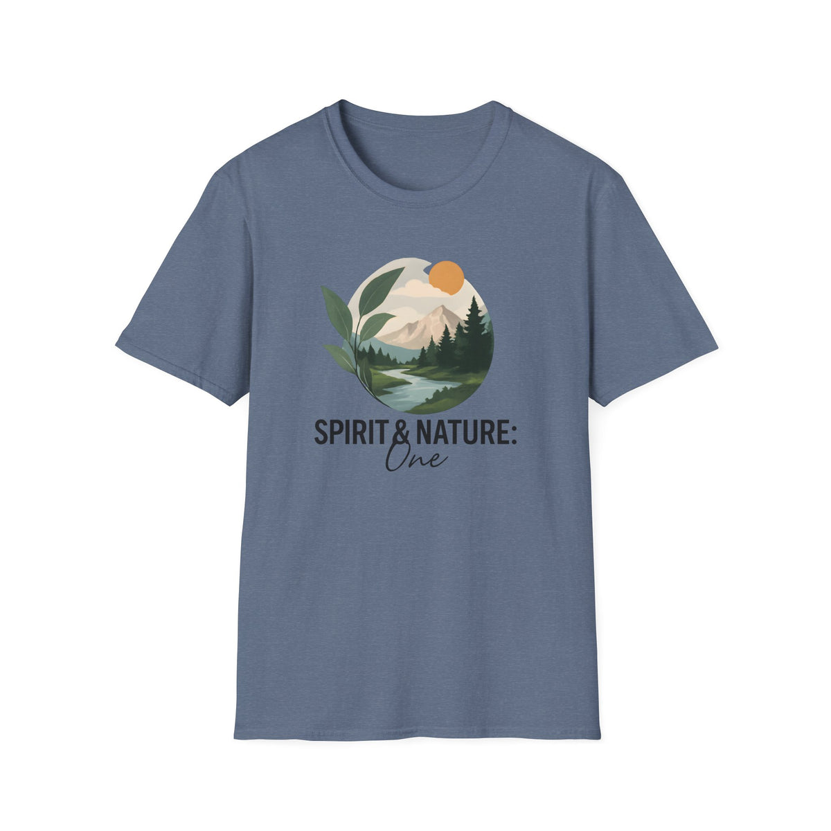 Mountain River Landscape T-Shirt