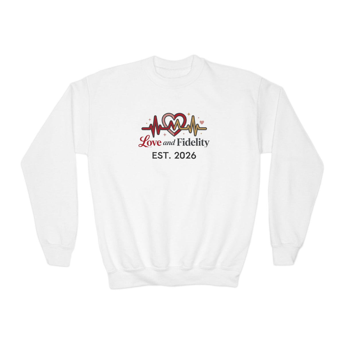 Youth Crewneck Sweatshirt - Love and Fidelity
