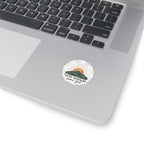 New Season Same God sticker | Mountain sunrise faith kiss-cut sticker