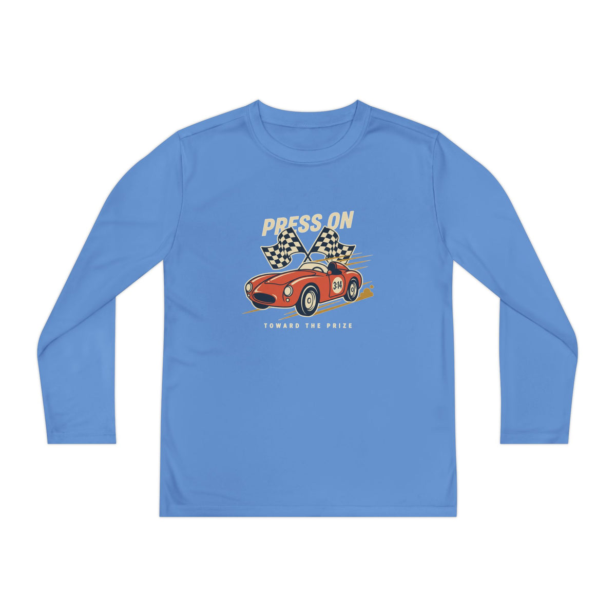 Youth Long Sleeve Tee – Vintage Race Car