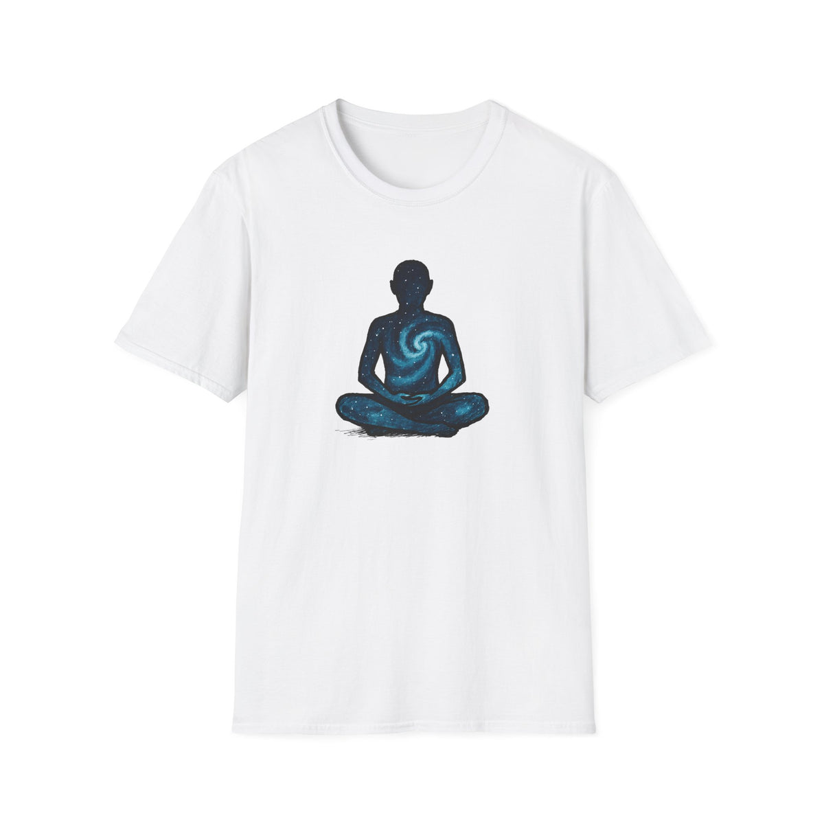 Galaxy Meditation Silhouette T-Shirt