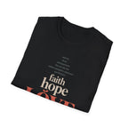 Faith Hope Love Inspirational T-Shirt