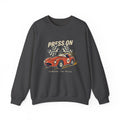 'Press On' Vintage Race Car Sweatshirt