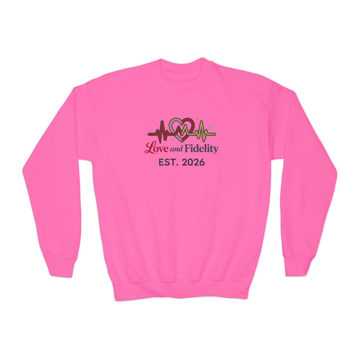 Youth Crewneck Sweatshirt - Love and Fidelity