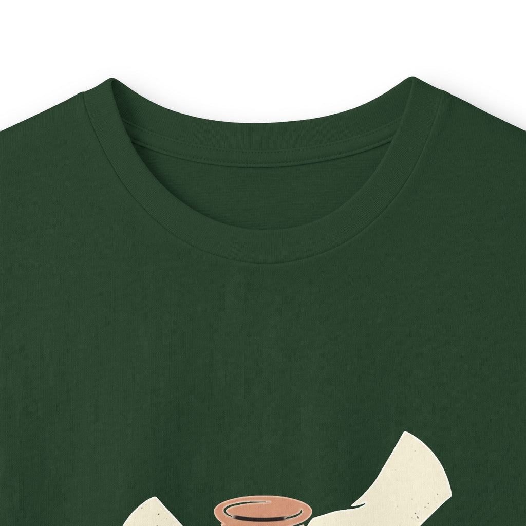 Be Still pottery hands illustration Long Sleeve Tee | Psalm 46:10 scripture apparel