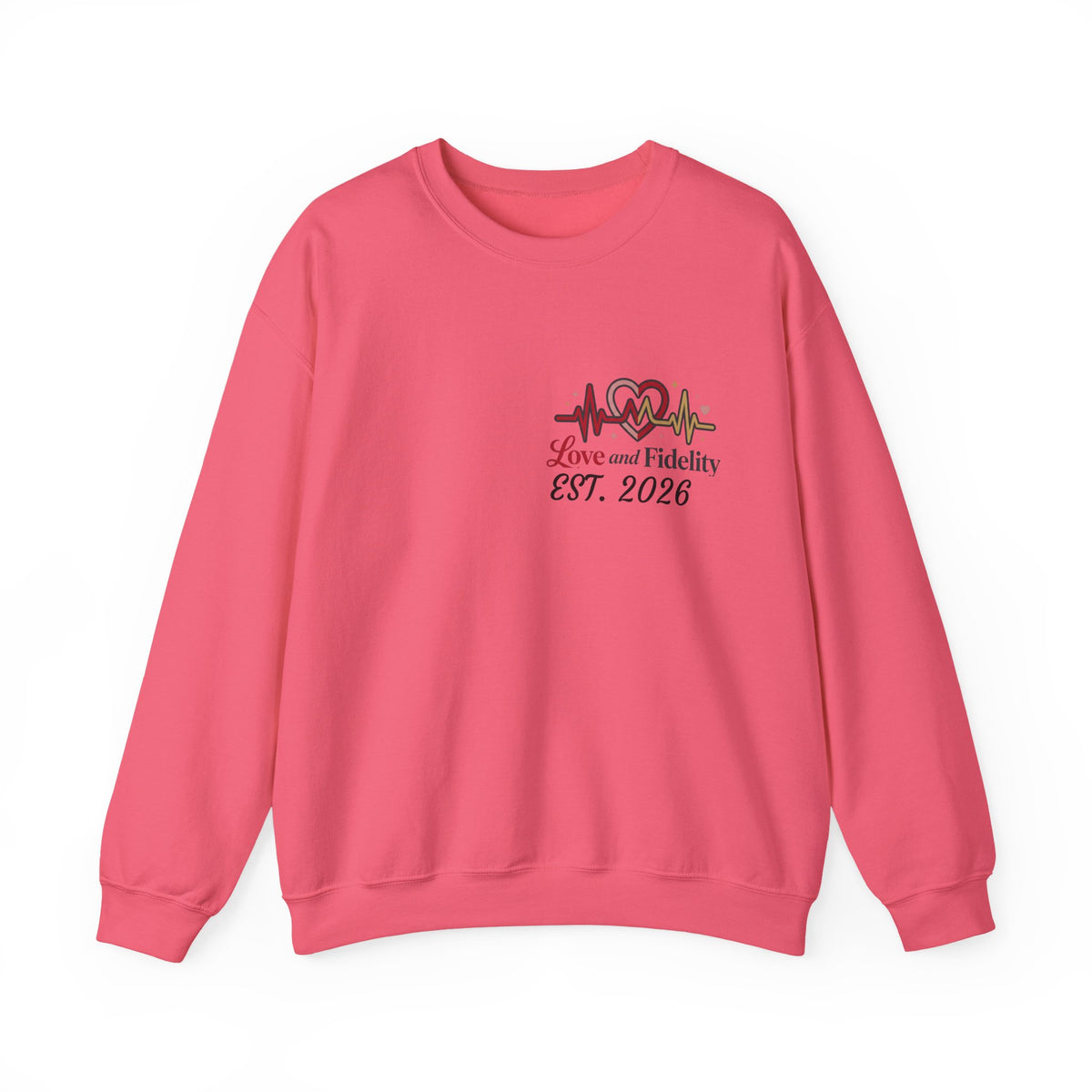 Love and Fidelity EST. 2026 Customizable Crewneck Sweatshirt