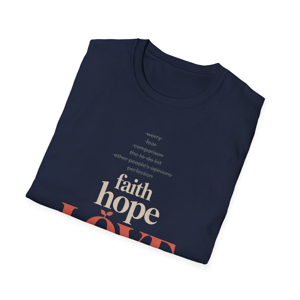 Faith Hope Love Inspirational T-Shirt