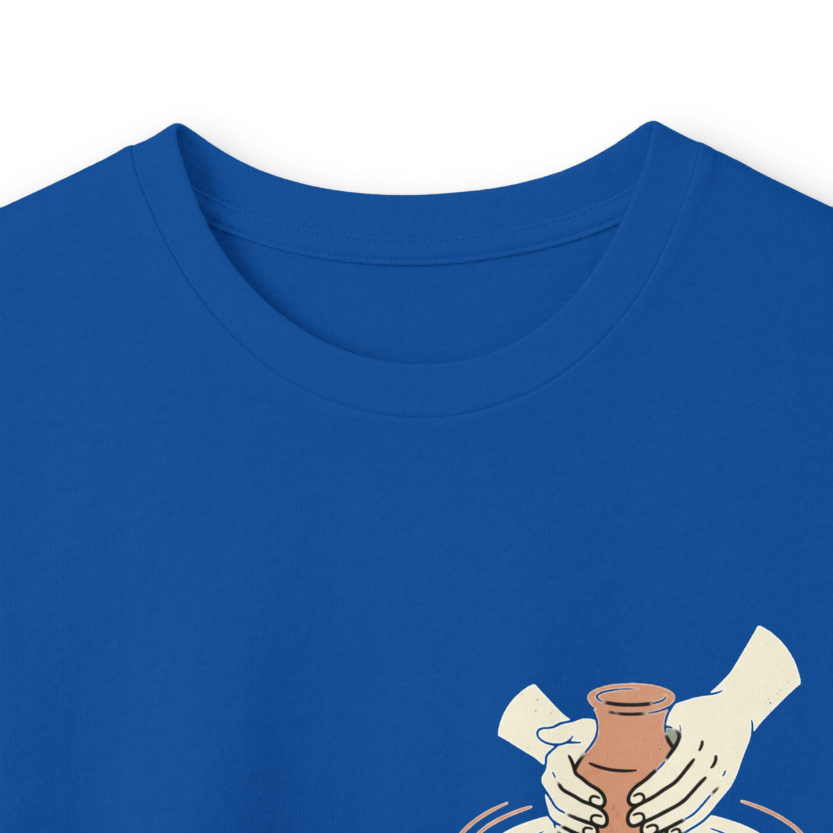 Be Still Potter's Wheel Illustration Long Sleeve Tee | Meditation Shirt