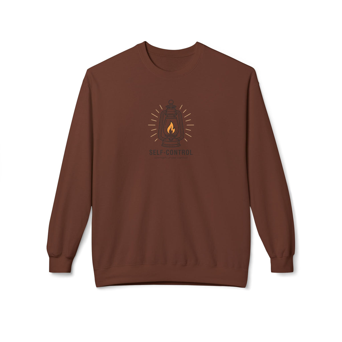 Self-Control Lantern sweatshirt | Crewneck Pullover, Minimal Illustration