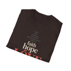 Faith Hope Love Inspirational T-Shirt