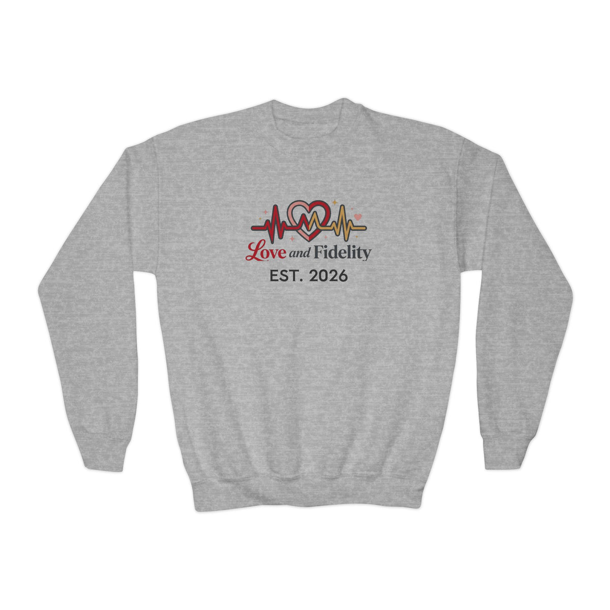 Youth Crewneck Sweatshirt - Love and Fidelity