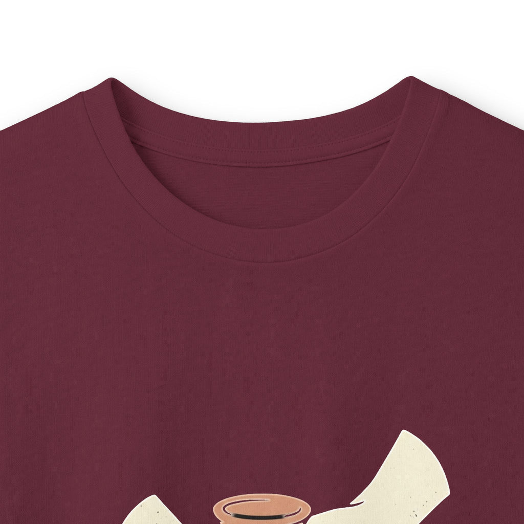 Be Still pottery hands illustration Long Sleeve Tee | Psalm 46:10 scripture apparel